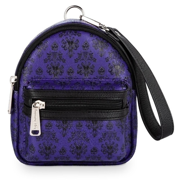The Haunted Mansion Wallpaper Backpack Wristlet by Loungefly - Picture 1 of 5